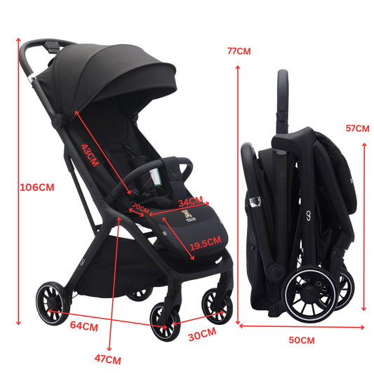MOCCA Baby Go Compact Stroller