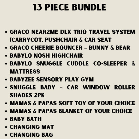 Mocca Baby Ultimate 13PC Baby Bundle