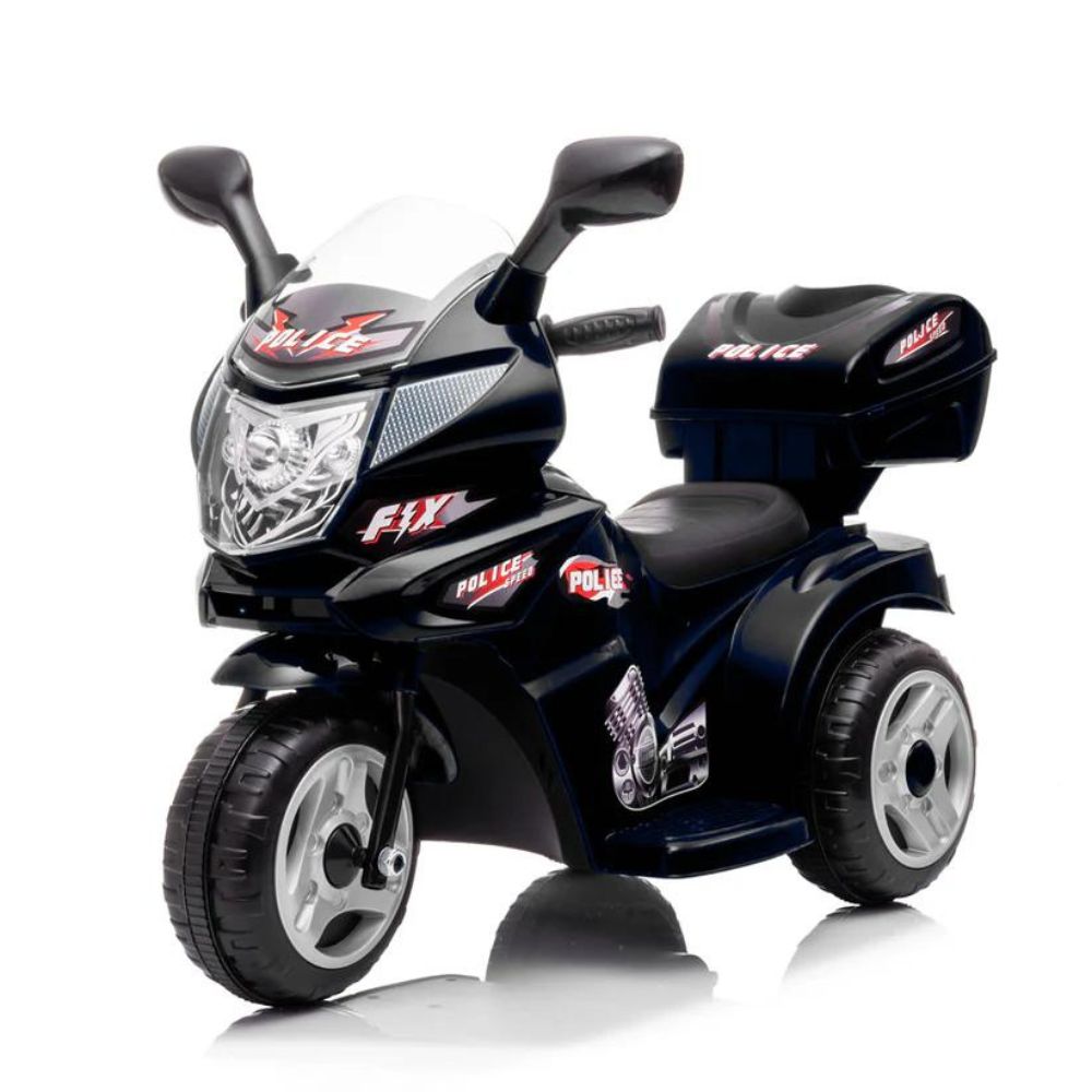 6v Kids 3 Wheel Electric Police Motorbike