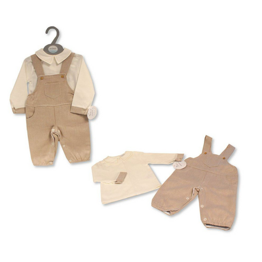 Baby Boys 2 pcs Long Dungaree Set