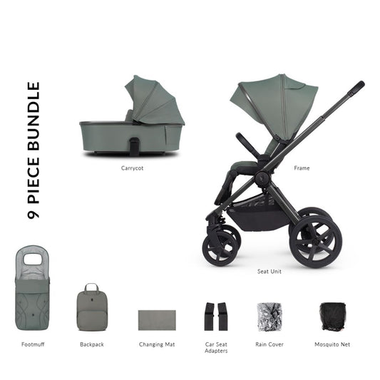 Venicci Upline 2 10 Piece Travel System Bundle