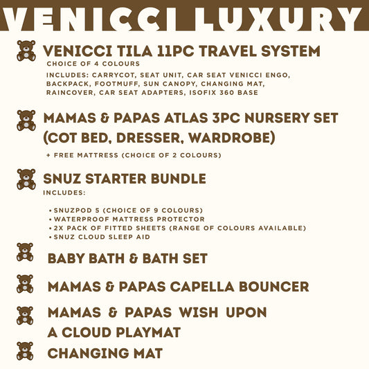 Mocca Baby Venicci Luxury Bundle