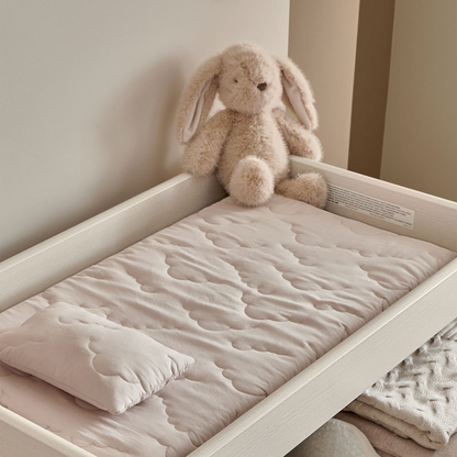 Mamas & Papas Atlas 2 Piece Cotbed Set with Dresser Changer - Warm Beige