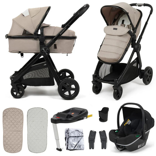 Babylo Panorama XTi Travel System including iSize Car Seat & Isofix Base