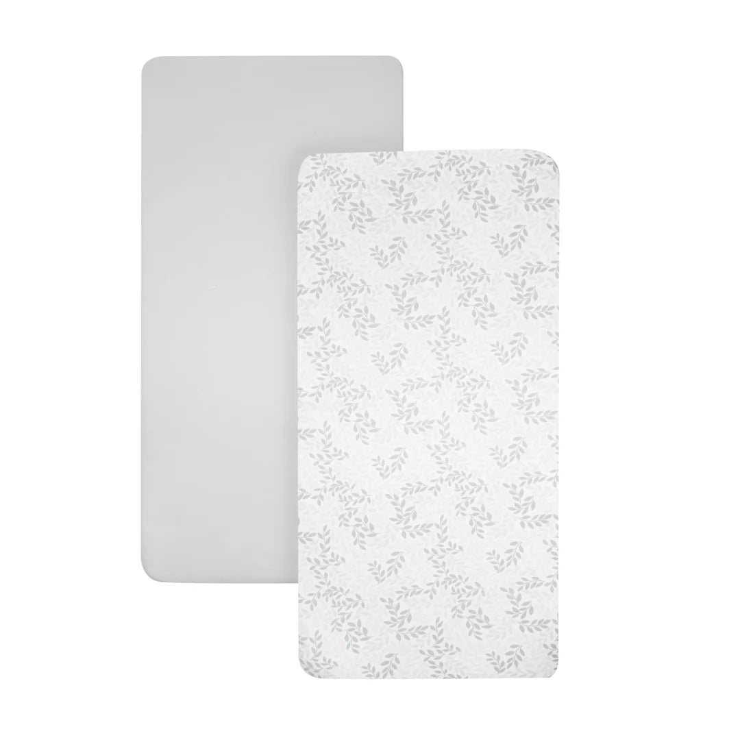 Air Lite Crib Fitted Sheets - Leaf - 2 Pack