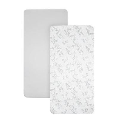 Air Lite Crib Fitted Sheets - Leaf - 2 Pack