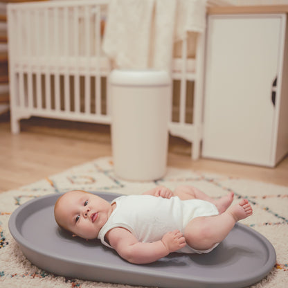 Shnuggle Squishy Changing Mat – The Ultimate Comfy & Hygienic Changing Solution- Grey