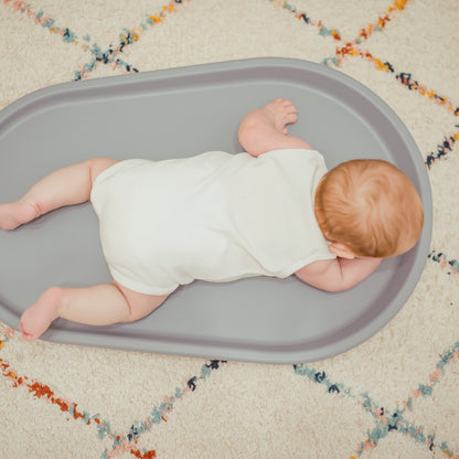 Shnuggle Squishy Changing Mat – The Ultimate Comfy & Hygienic Changing Solution- Grey