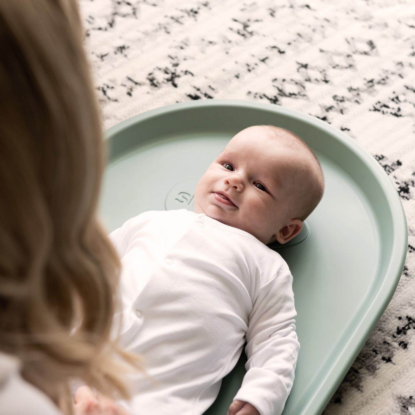 Shnuggle Squishy Changing Mat – The Ultimate Comfy & Hygienic Changing Solution- Eucalyptus
