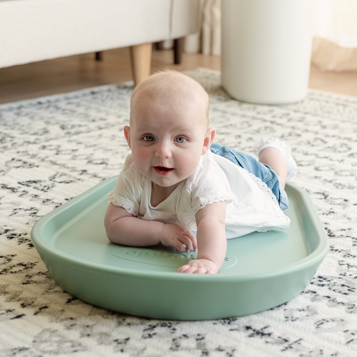 Shnuggle Squishy Changing Mat – The Ultimate Comfy & Hygienic Changing Solution- Eucalyptus