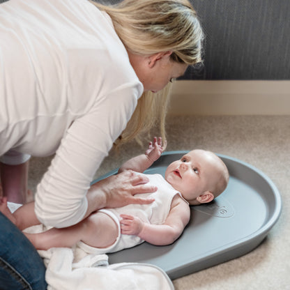 Shnuggle Squishy Changing Mat – The Ultimate Comfy & Hygienic Changing Solution- Grey