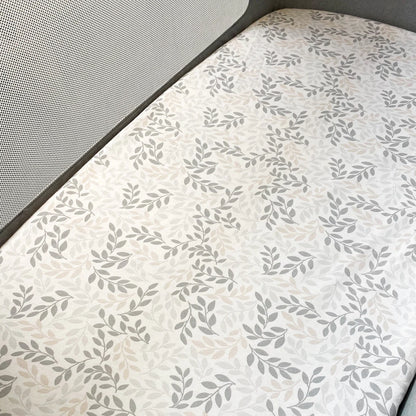 Air Lite Crib Fitted Sheets - Leaf - 2 Pack