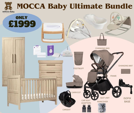 MOCCA Baby Ultimate Bundle Including 10pc Travel System