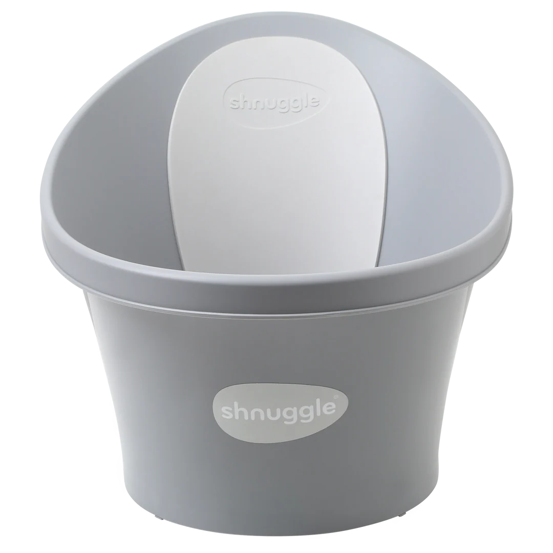 Shnuggle Baby Bath - Grey/white