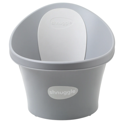 Shnuggle Baby Bath - Grey/white