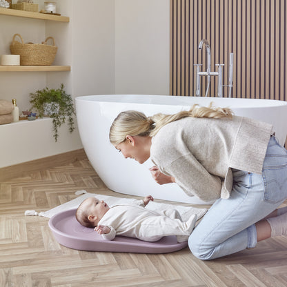 Shnuggle Squishy Changing Mat – The Ultimate Comfy & Hygienic Changing Solution- Blossom