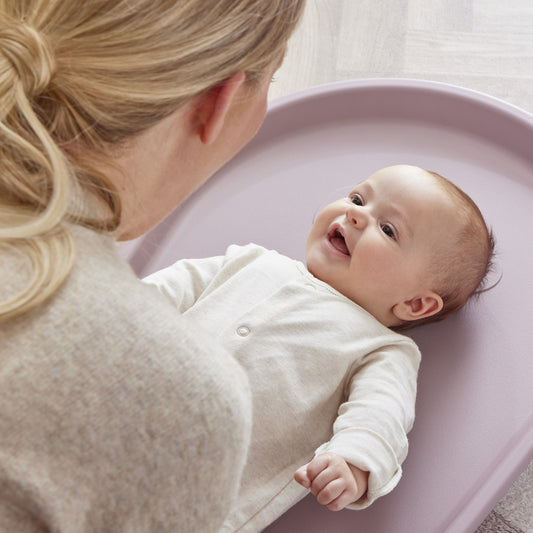 Shnuggle Squishy Changing Mat – The Ultimate Comfy & Hygienic Changing Solution- Blossom