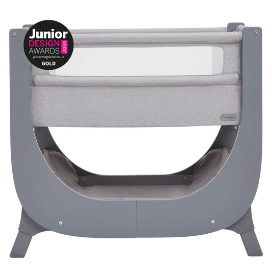 Shnuggle Air Lite Bedside Crib - Grey