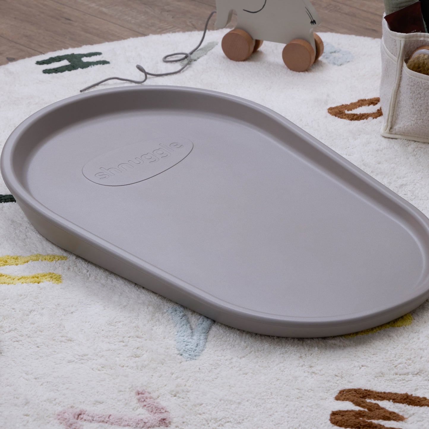 Shnuggle Squishy Changing Mat – The Ultimate Comfy & Hygienic Changing Solution- Taupe