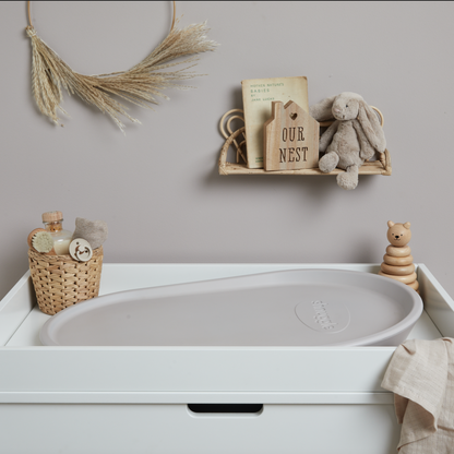 Shnuggle Squishy Changing Mat – The Ultimate Comfy & Hygienic Changing Solution- Taupe