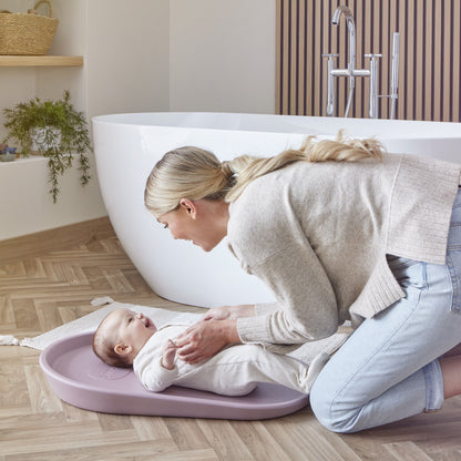 Shnuggle Squishy Changing Mat – The Ultimate Comfy & Hygienic Changing Solution- Blossom