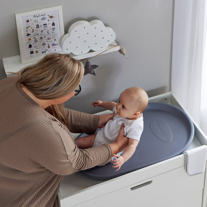 Shnuggle Squishy Changing Mat – The Ultimate Comfy & Hygienic Changing Solution- Grey