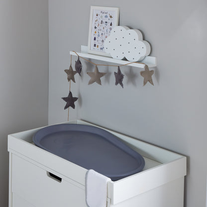Shnuggle Squishy Changing Mat – The Ultimate Comfy & Hygienic Changing Solution- Grey