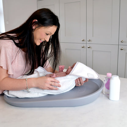 Shnuggle Squishy Changing Mat – The Ultimate Comfy & Hygienic Changing Solution- Grey