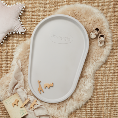 Shnuggle Squishy Changing Mat – The Ultimate Comfy & Hygienic Changing Solution- Taupe