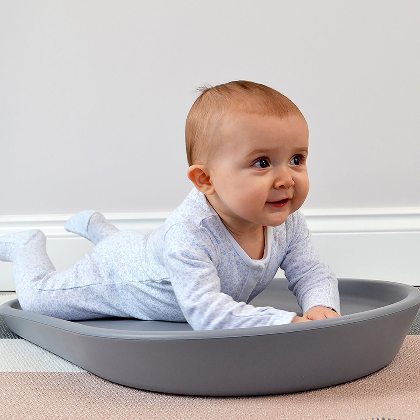 Shnuggle Squishy Changing Mat – The Ultimate Comfy & Hygienic Changing Solution- Grey