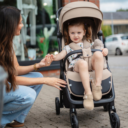 MOCCA Baby Go Compact Stroller (Beige)