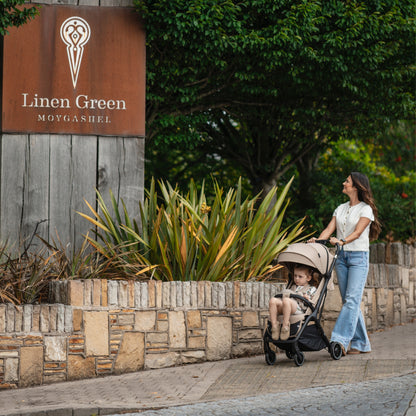 MOCCA Baby Go Compact Stroller (Beige)