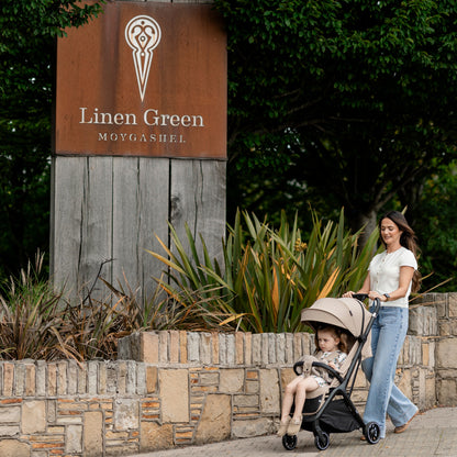 MOCCA Baby Go Compact Stroller (Beige)