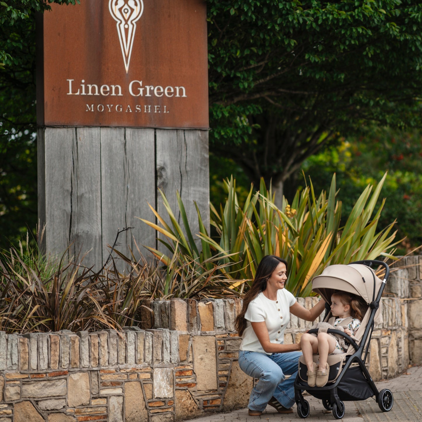 MOCCA Baby Go Compact Stroller (Beige)