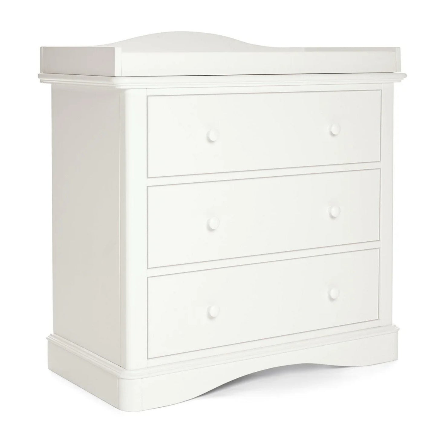 Flyn 3 Piece Cotbed Range with Dresser Changer & Wardrobe - White