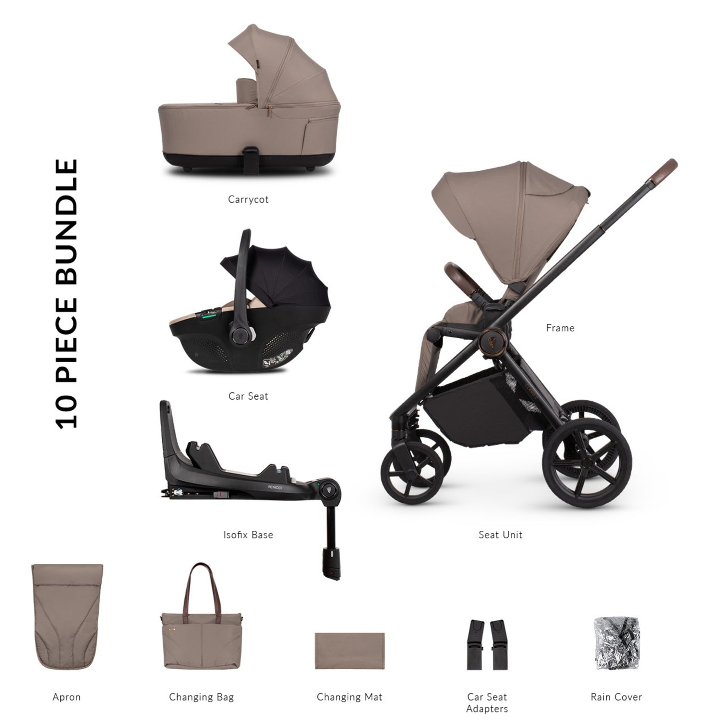 Venicci Claro 2 Luxury 4IN1 Bundle