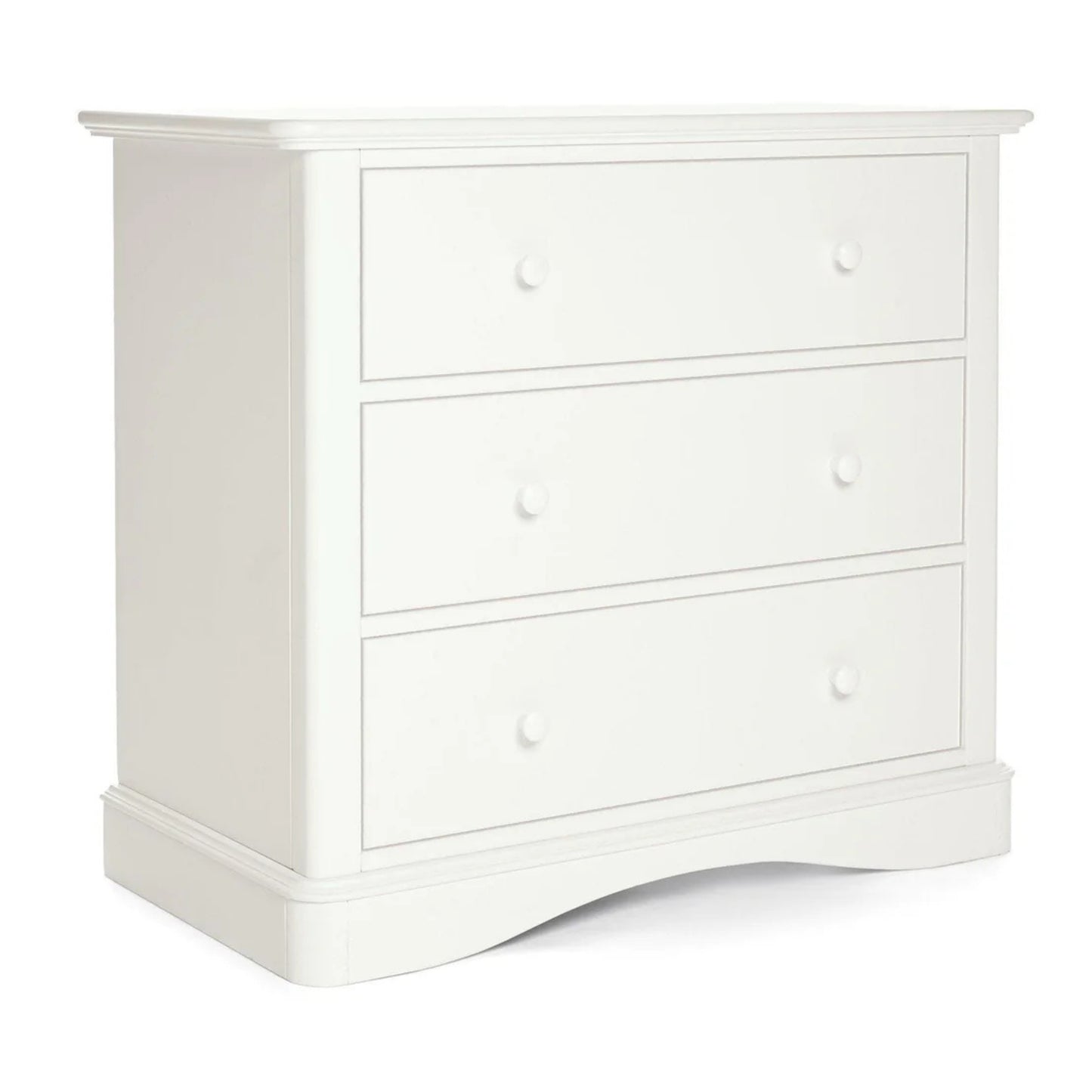 Flyn 3 Piece Cotbed Range with Dresser Changer & Wardrobe - White