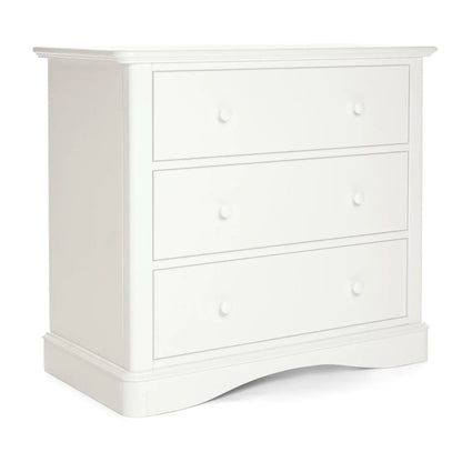 Flyn 3 Piece Cotbed Range with Dresser Changer & Wardrobe - White