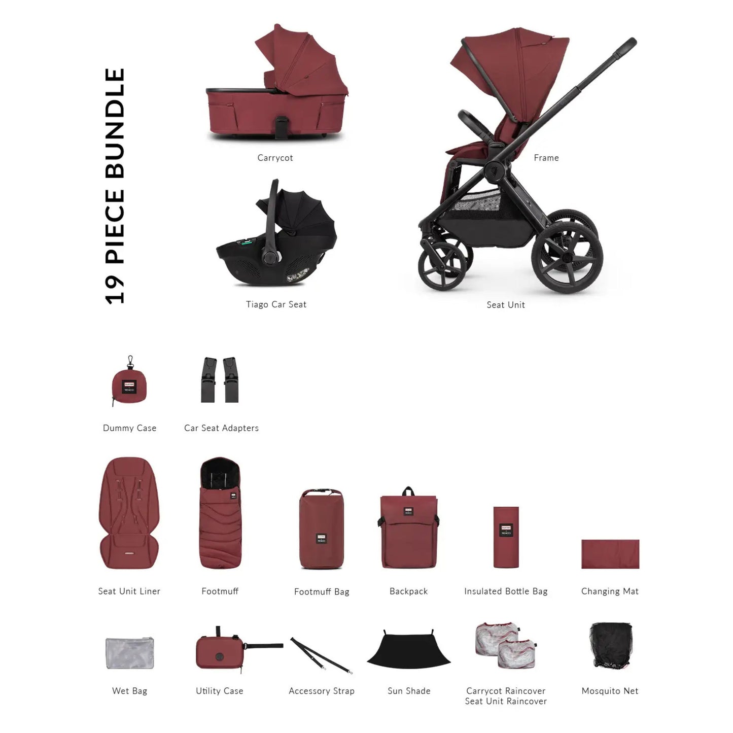 Hunter x Venicci Upline 3 3IN1 Comfort Bundle