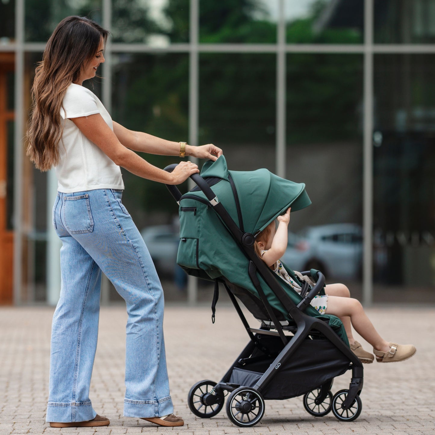 MOCCA Baby Go Compact Stroller (Green)