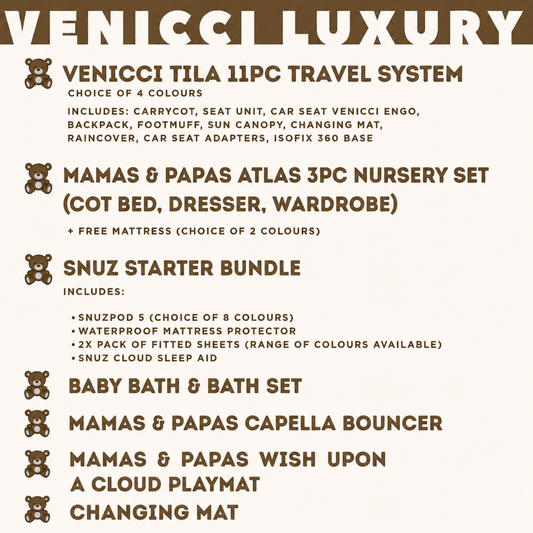 Mocca Baby Venicci Luxury Bundle