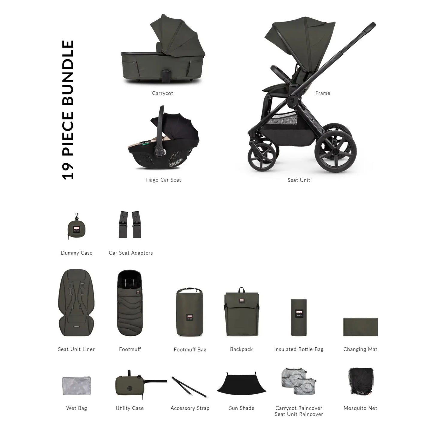 Hunter x Venicci Upline 3 3IN1 Comfort Bundle