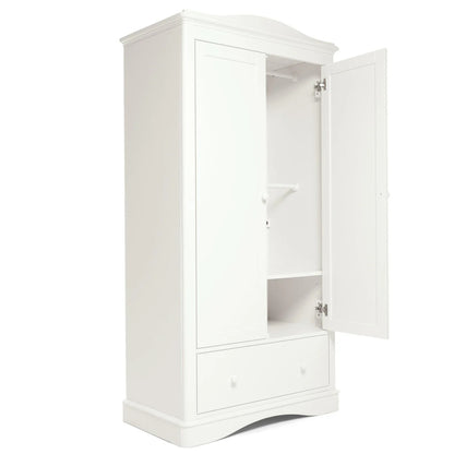 Flyn 3 Piece Cotbed Range with Dresser Changer & Wardrobe - White