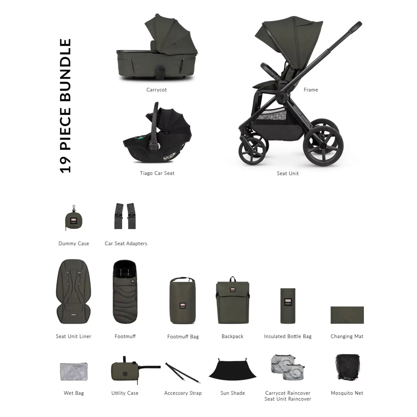 Hunter x Venicci Upline 3 3IN1 Comfort Bundle