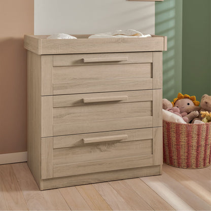 Mama's And Papa's Atlas Dresser Changer - Light Oak