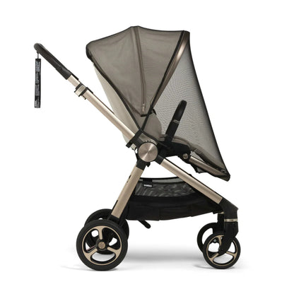 Mamas and Papas Vardo Pushchair Bundle with Cybex Cloud T Car Seat (9 Pieces) - Shell/Cosy Beige