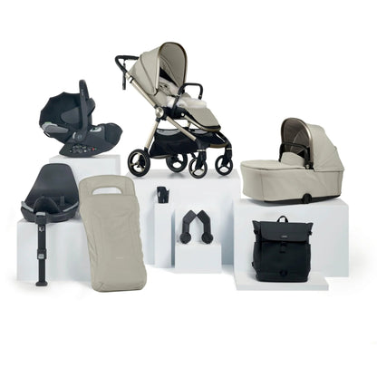Mamas and Papas Vardo Pushchair Bundle with Cybex Cloud T (9 Pieces) - Shell
