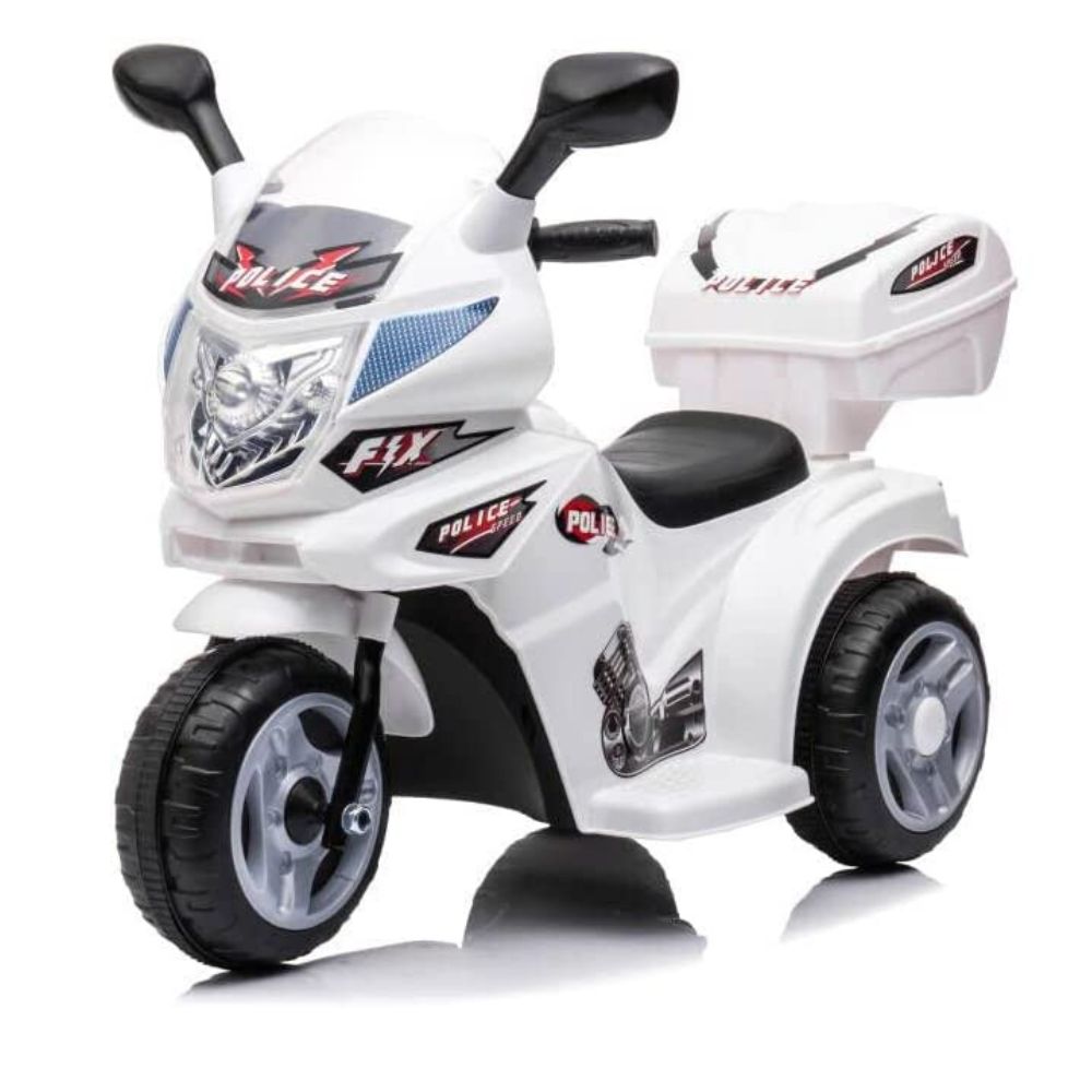 6v Kids 3 Wheel Electric Police Motorbike