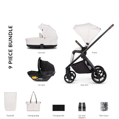 Venicci Claro Pram 3IN1 (9 Piece Bundle)