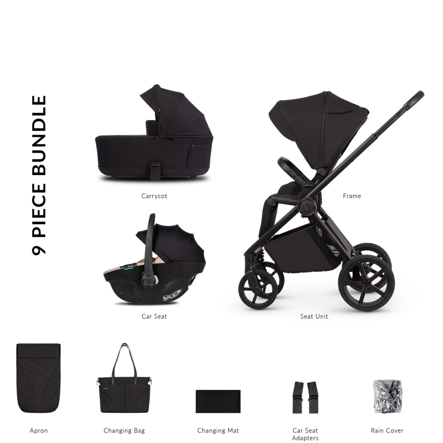 Venicci Claro 2 Comfort 3IN1 Bundle